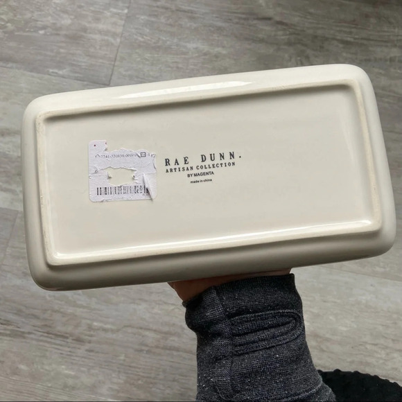 Ceramic Dish Brush Home Decor Makeup Tray Artisan Collection GLAMOUR Rae Dunn - Picture 4 of 7